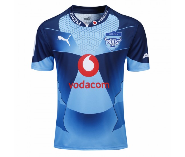 2019 Men's Bulls Super Rugby Home Jersey Blue