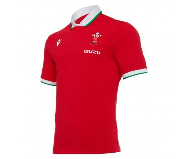 Macron Wales 2021 Home Classic Rugby Jersey