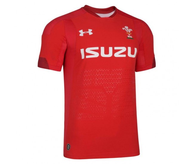 Under Armour Wales Home Rugby Jersey 2019