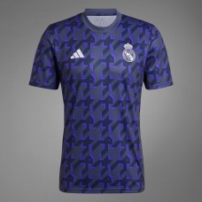Real Madrid Mens Shadow Navy Pre Match Jersey 23-24