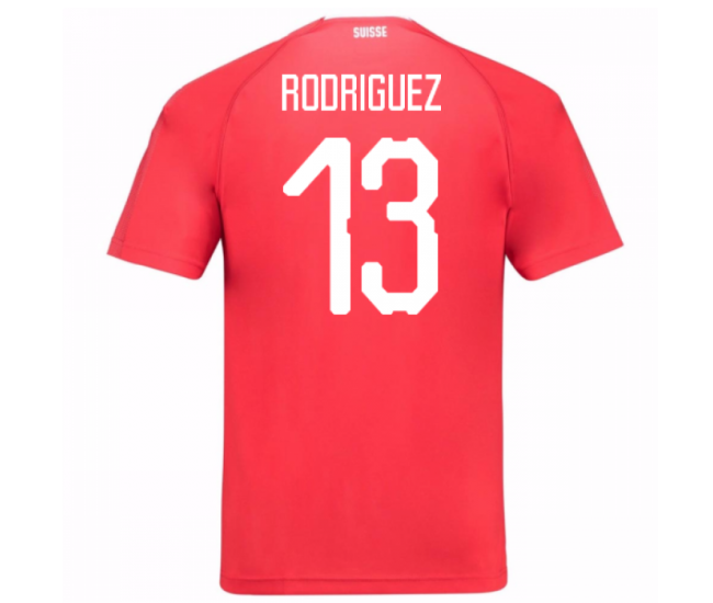 Switzerland 2018 Home Jersey (Rodriguez 13)