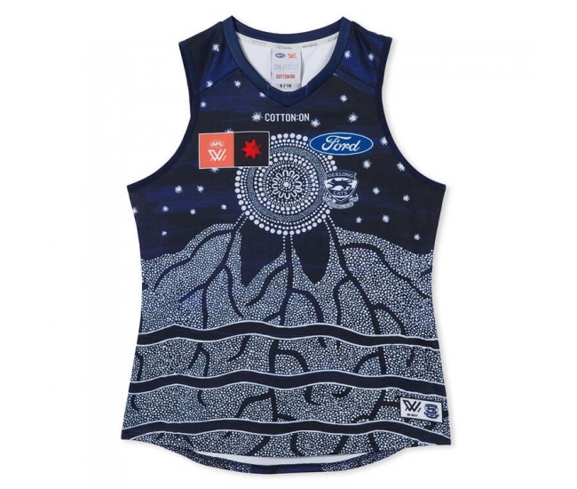 Geelong Cats 2023 Mens Season 8 AFLW Indigenous Guernsey