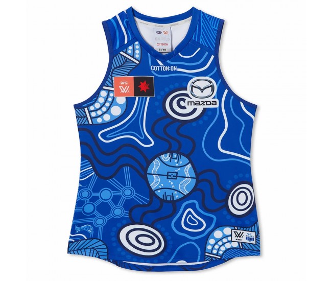 North Melbourne Kangaroos 2023 Mens Season 8 AFLW Indigenous Guernsey