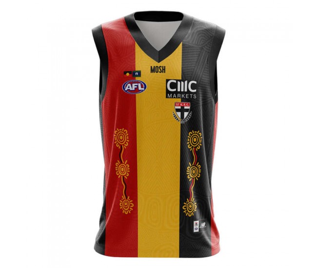 St Kilda Saints 2023 Mens Indigenous Guernsey