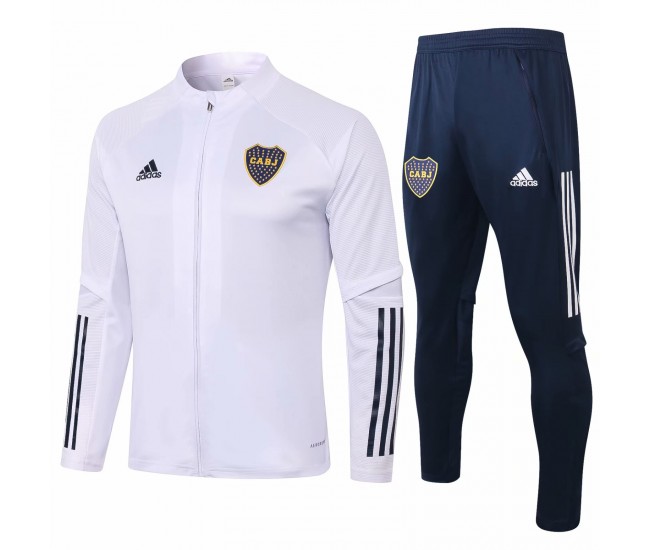 Boca Juniors White Presentation Soccer Tracksuit 2020
