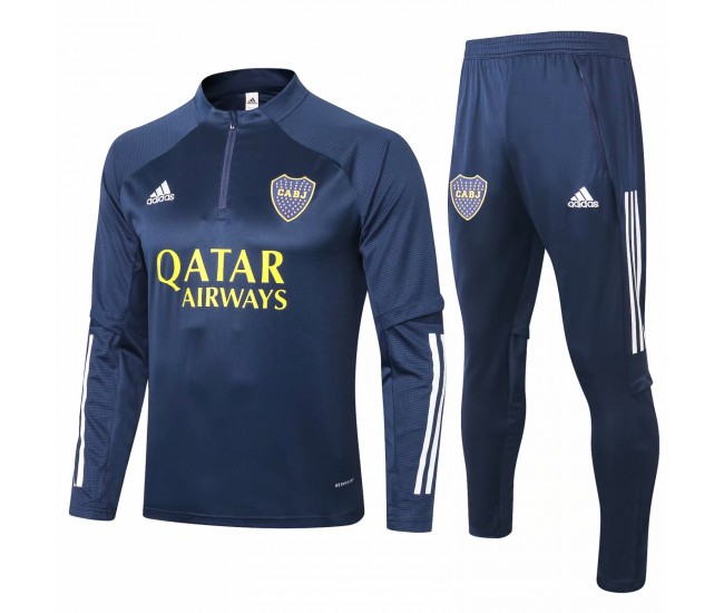 Boca Juniors Navy Training  Soccer Tracksuit 2020