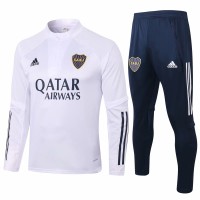 Boca Juniors White Training  Soccer Tracksuit 2020