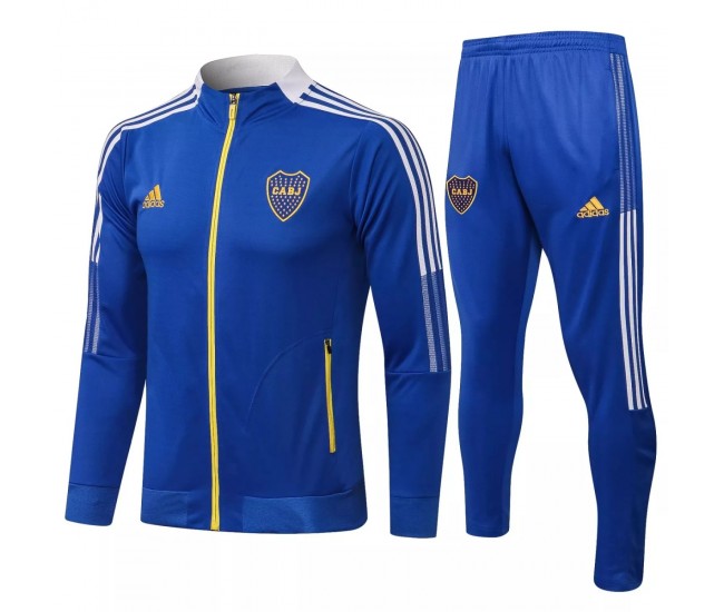 Boca Juniors Blue Presentation Football Tracksuit 2021-22