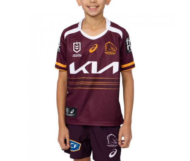 Brisbane Broncos 2025 Kids Home Jersey