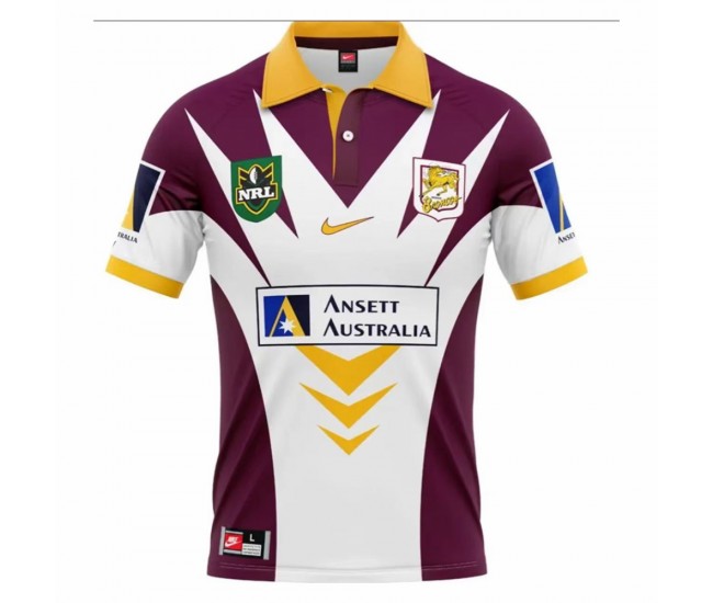 Brisbane Broncos Mens 1998 Retro Jersey