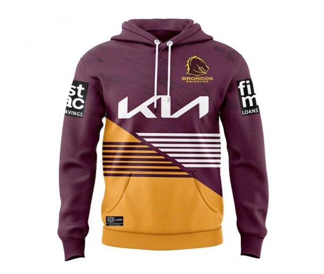 Brisbane Broncos 2024 Mens Team Hoodie