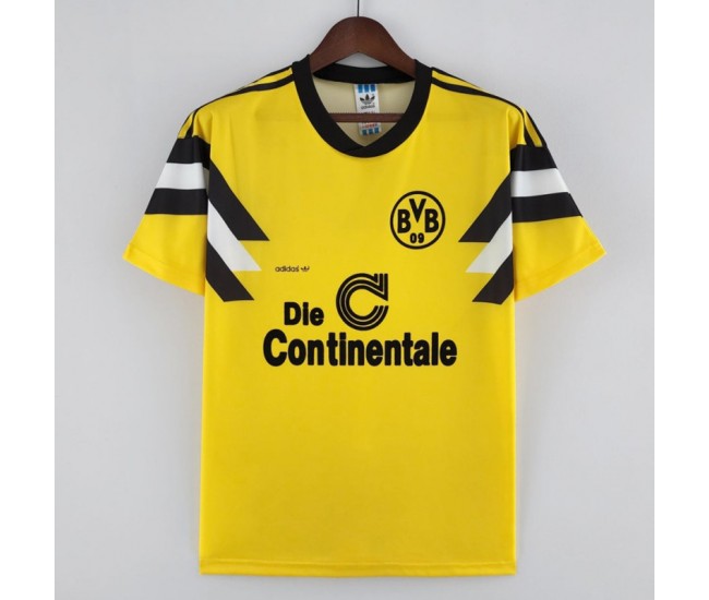 Borussia Dortmund Cup Final Home Retro Jersey 1988-1989