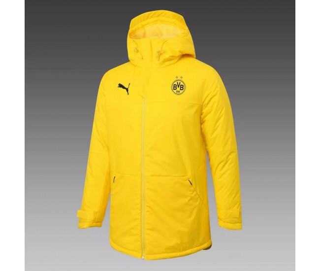 BVB Borussia Dortmund Training Winter Jacket Yellow 2020 2021