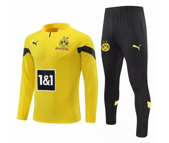 BVB Borussia Dortmund Yellow Training Technical Football Tracksuit 2022-23 BVB Borussia Dortmund Yellow Training Technical Football Tracksuit 2022-23
