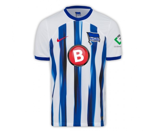 Hertha Bsc Mens Home Jersey 2023-24