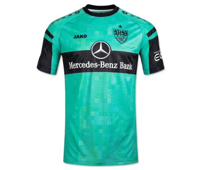 VfB Stuttgart Mens Green Goalkeeper Jersey 2022-23