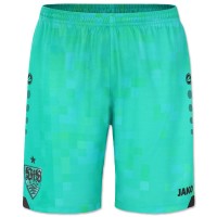 VfB Stuttgart Mens Green Goalkeeper Shorts 2022-23