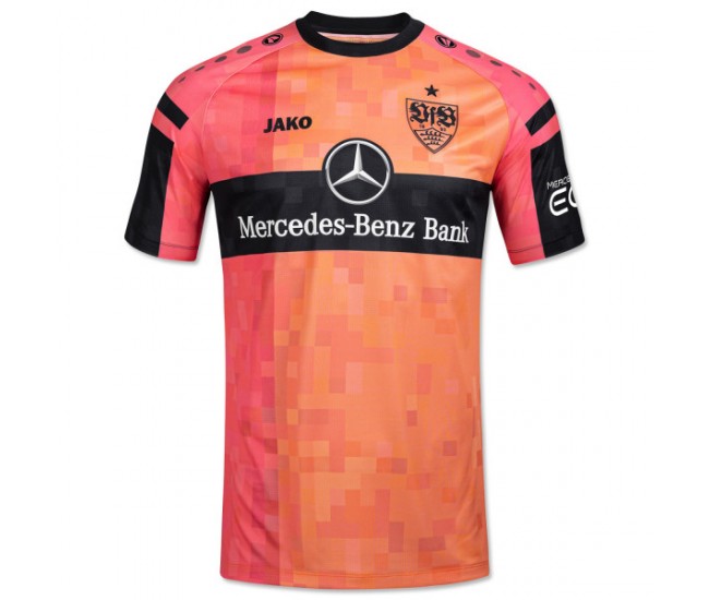 VfB Stuttgart Mens Orange Goalkeeper Jersey 2022-23