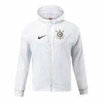 Corinthians Mens White Hooded Windrunner Jacket 24-25