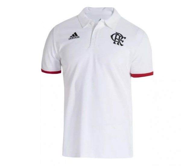 Flamengo 3S White Polo Shirt