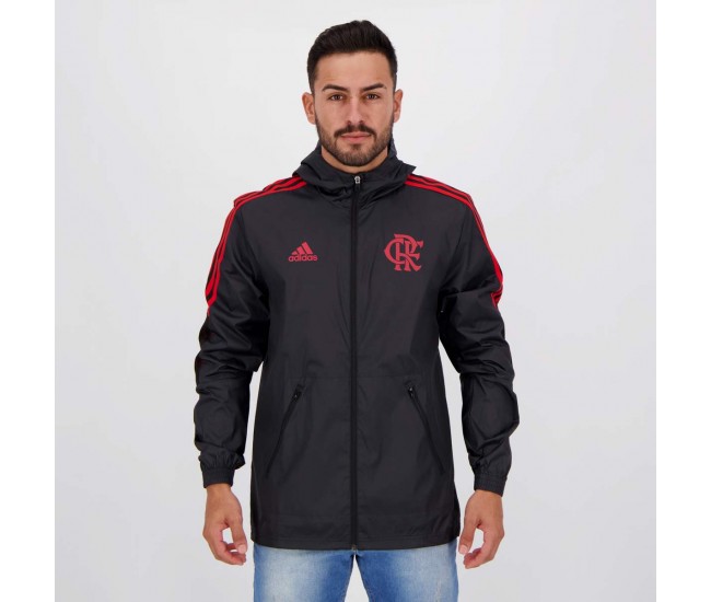 Flamengo Black Windbreaker Jacket