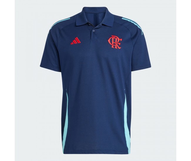 CR Flamengo Men's Navy Polo Shirt 24-25