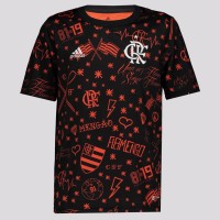 Flamengo Mens Teens Pre Match Jersey 22-23