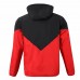 Flamengo Mens Windrunner Full Zip Hooded Jacket Red 23-24