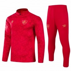 Fluminense FC Mens Red Training Technical Football Tracksuit 2024-25