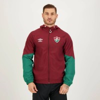 Umbro Fluminense Mens Travel Grena Jacket 2023