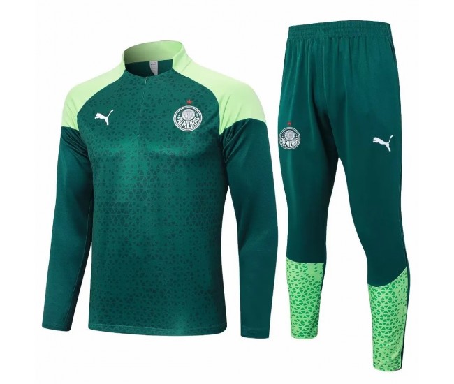 Palmeiras Mens Green Training Technical Football Tracksuit 2024-25