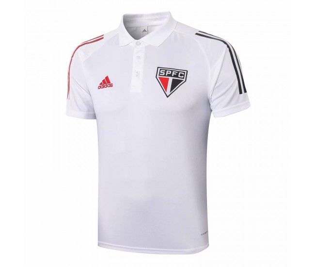 São Paulo White Polo Shirt 2020