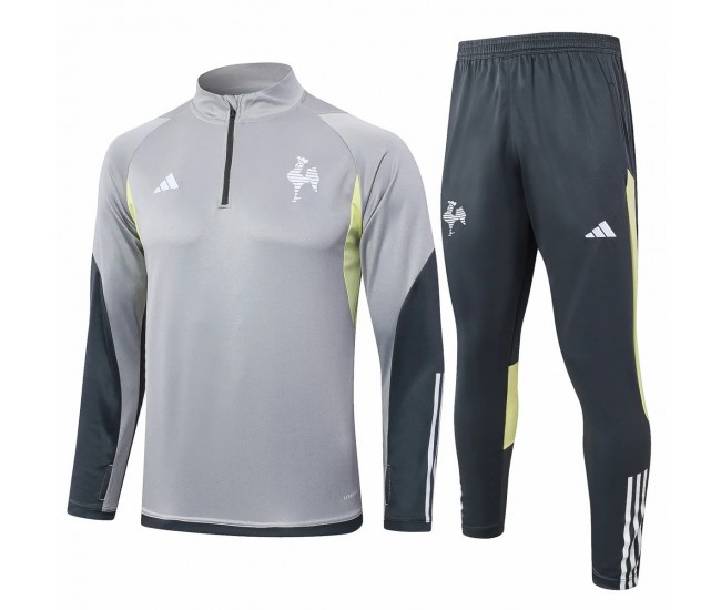 Atlético Mineiro Mens Grey Training Technical Football Tracksuit 2024-25