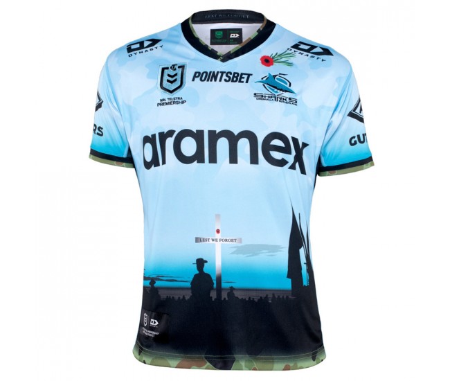 Cronulla Sharks 2022 Mens Anzac Jersey