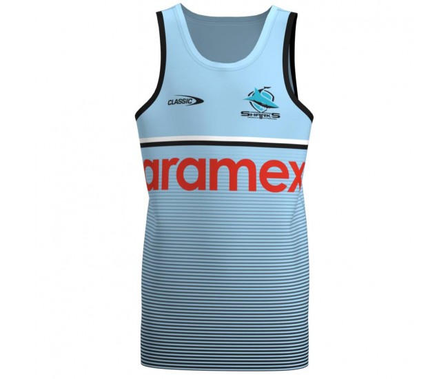 Cronulla-Sutherland Sharks 2023 Mens Training Singlet