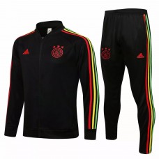 Ajax Amsterdam Black Training Presentation Football Tracksuit 2021-22