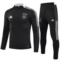 Ajax Amsterdam Black Training Technical Football Tracksuit 2021-22
