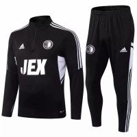 Feyenoord Black Training Technical Football Tracksuit 2022-23