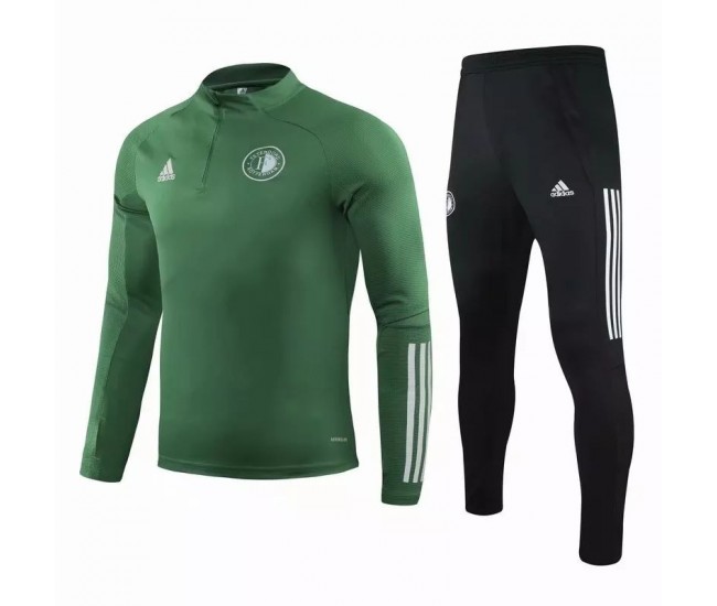 Feyenoord Training Soccer Tracksuit Green 2020 2021