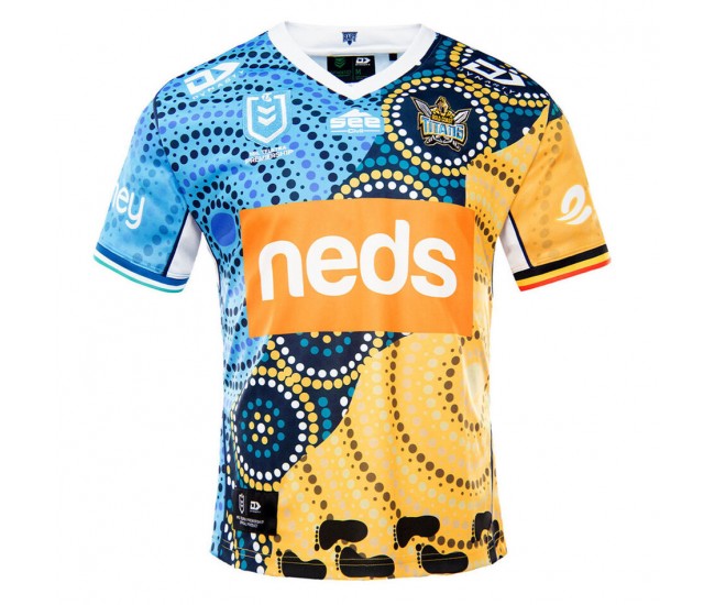 Gold Coast Titans 2021 Mens Indigenous Jersey