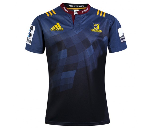 HIGHLANDERS 2017 MEN'S HOME RUGBY JERSEY