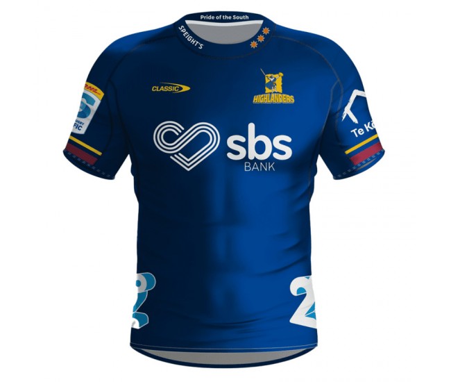 Highlanders Super Rugby 2024 Mens Home Jersey