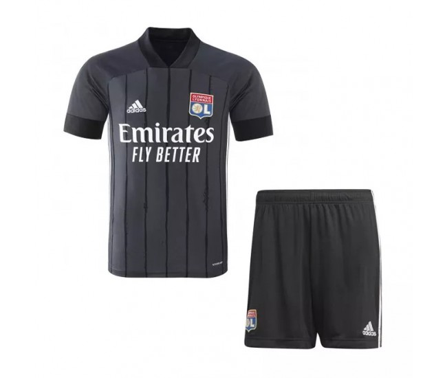 Olympique Lyonnais Away Kids Kit 2020 2021