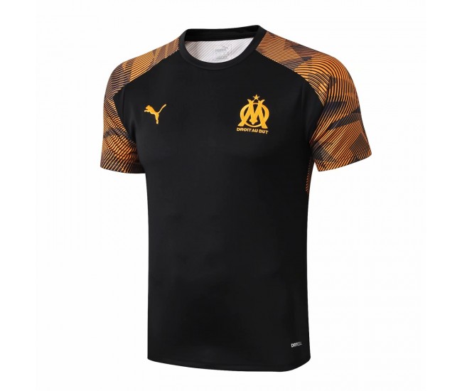 Olympique de Marseille Training Black Orange Jersey 2019 2020
