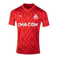 Olympique de Marseille Men's  Red Goalkeeper Jersey 2023-24