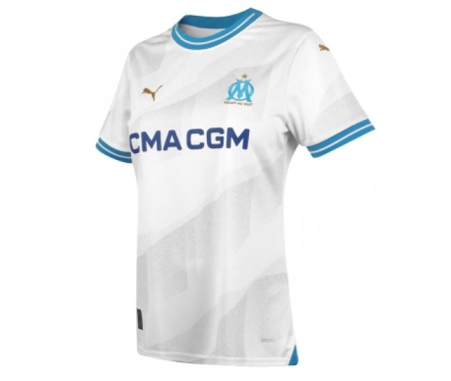 Olympique de Marseille Women's Home Jersey 2023-24