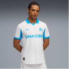 Olympique de Marseille Men's Home Authentic Jersey 25-26