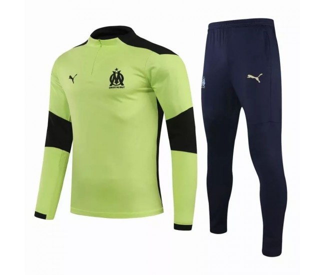 Olympique Marseille Training Technical Soccer Tracksuit Yellow 2020 2021 Olympique Marseille Training Technical Soccer Tracksuit Yellow 2020 2021