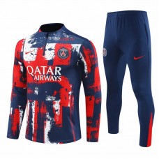 PSG Jordan Mens Red Training Technical Football Tracksuit 2024-25