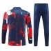 PSG Jordan Mens Red Training Technical Football Tracksuit 2024-25